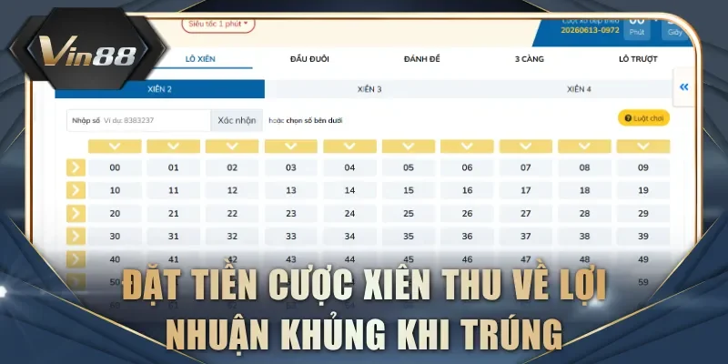 Đặt tiền cược xiên thu về lợi nhuận khủng khi trúng